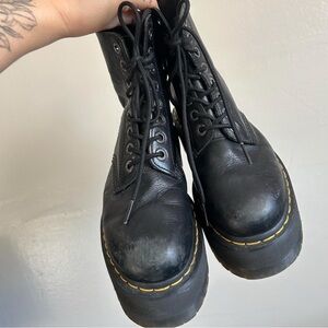 Dr. Martens Black Leather Boots
